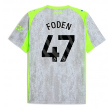 Manchester City Phil Foden #47 Tredje Tröja 2025-26 Korta ärmar